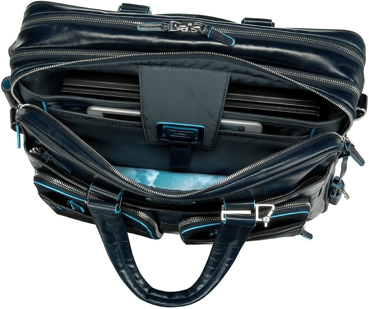 PIQUADRO Cartella 2 manici espandibile CA2765B2/B - immagine 2