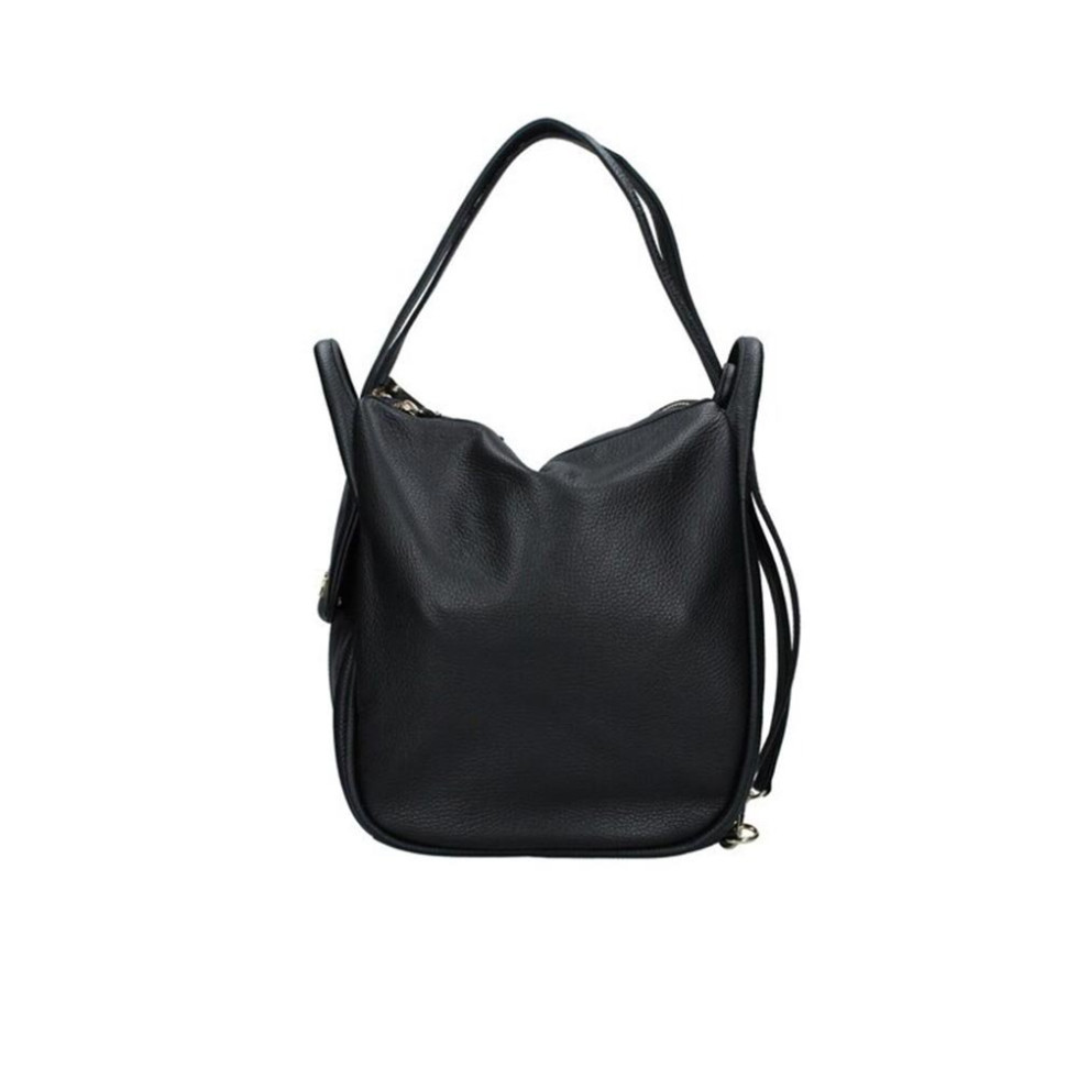 BRUNO ROSSI Borsa/zaino in pelle liscia
